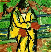 Kazimir Malevich on the boulevard oil painting artist